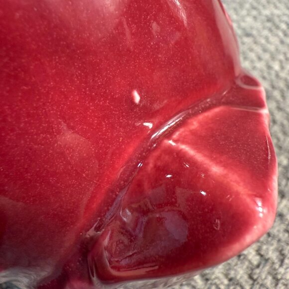 Shawnee Burgundy Swan Art Pottery 6" Vase or Planter 806 Original USA - Picture 3 of 9